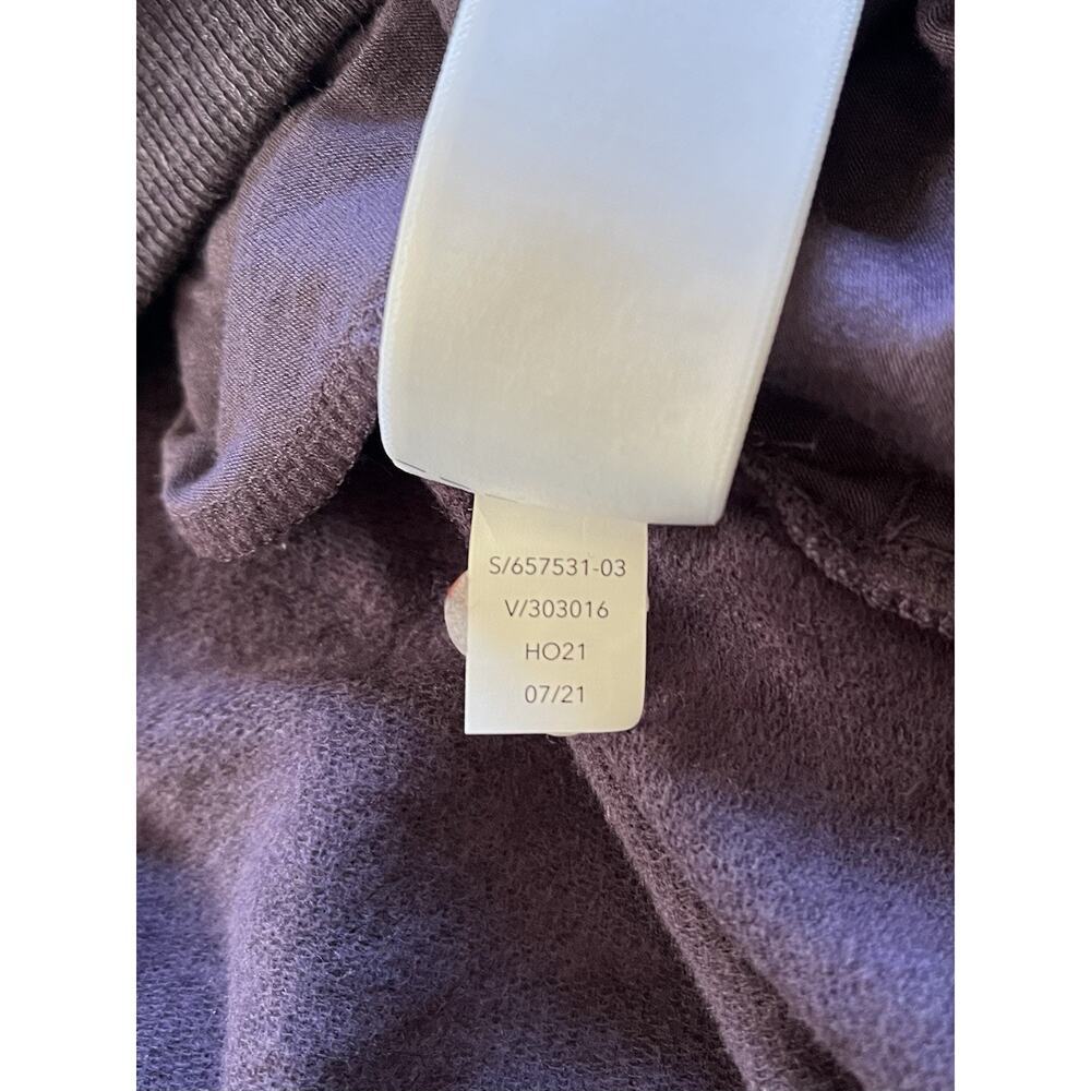 Athleta Balance Cinch Violet Sweatshirt Tunic Long Sleeve Turtleneck Size XL - Picture 8 of 11